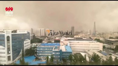لحظه وقوع طوفان عجیب و ترسناک در منطقه شهران تهران + فیلم –   تاجر ونیز