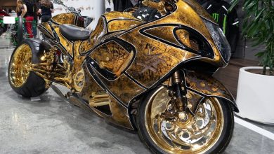 ببینید | رونمایی از موتورسیکلت طلا با پرچم عربستان؛ هدیه ویژه به رونالدو؟ –   تاجر ونیز