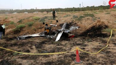 عکس جگرسوز خلبان هواپیمای سقوط کرده در کرج –   تاجر ونیز