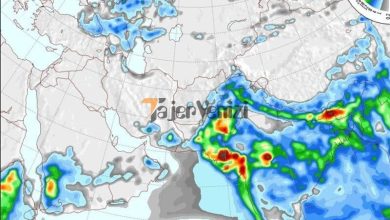 تصویری غافلگیر کننده از نقشه هواشناسی کشور / ورود چهار موج بارشی تا ۱۶ روز آینده –   تاجر ونیز