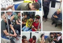 عکسی از مسافران خاص متروی تهران که غوغا به پا کرد –   تاجر ونیز